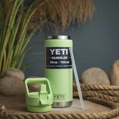 YETI Rambler 26 Oz Straw Bottle - Key Lime - image 6