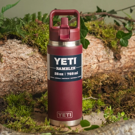 YETI Rambler 26 Oz Straw Bottle - Wild Vine Red - image 2