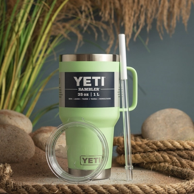 YETI Rambler 35 Oz Straw Mug - Key Lime - image 5