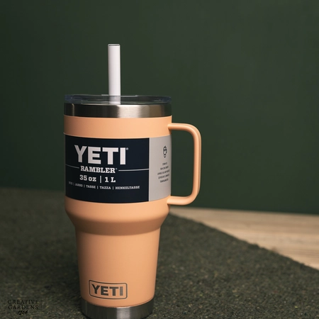 Yeti Rambler 35 Oz Straw Mug - Peach - image 2