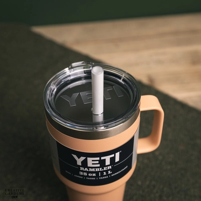 Yeti Rambler 35 Oz Straw Mug - Peach - image 3