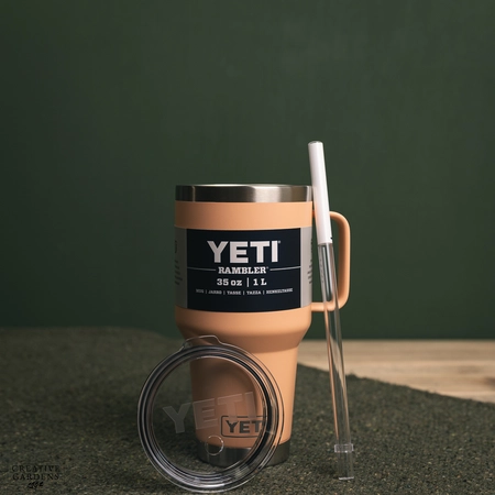 Yeti Rambler 35 Oz Straw Mug - Peach - image 4