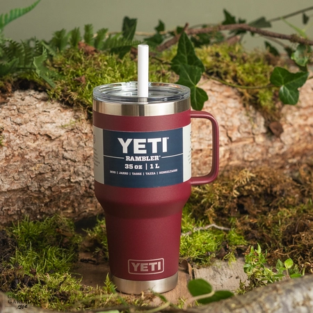 YETI Rambler 35 Oz Straw Mug - Wild Vine Red - image 1