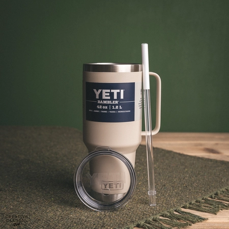 YETI Rambler 42 Oz Straw Mug - Cape Taupe - image 2