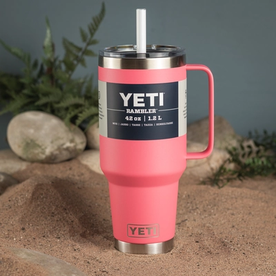 YETI Rambler 42 Oz Straw Mug - Tropical Pink - image 1