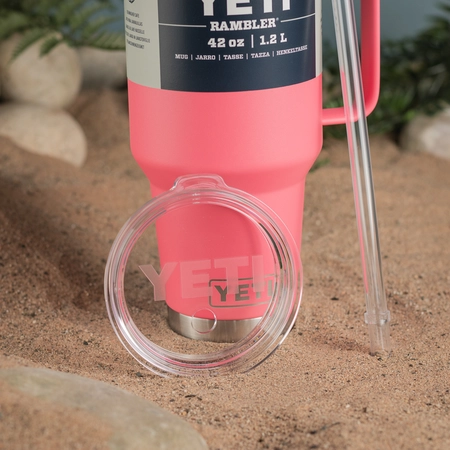 YETI Rambler 42 Oz Straw Mug - Tropical Pink - image 4