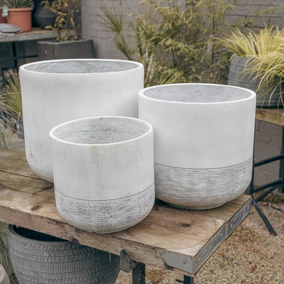 Alvor Pot - White