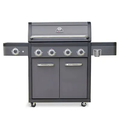 Grillstream Legacy 4 Burner Hybrid - Matte Black
